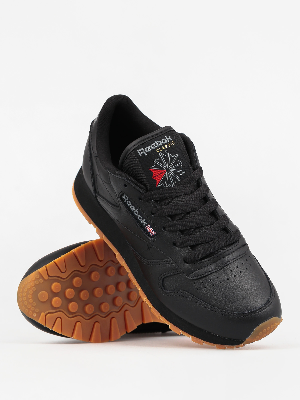 Reebok Shoes Classic Leather Wmn (black/gum)