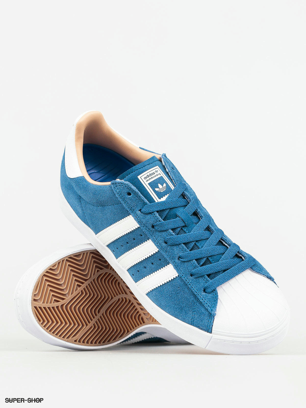 Adidas superstar vulc 2025 adv blue white gold