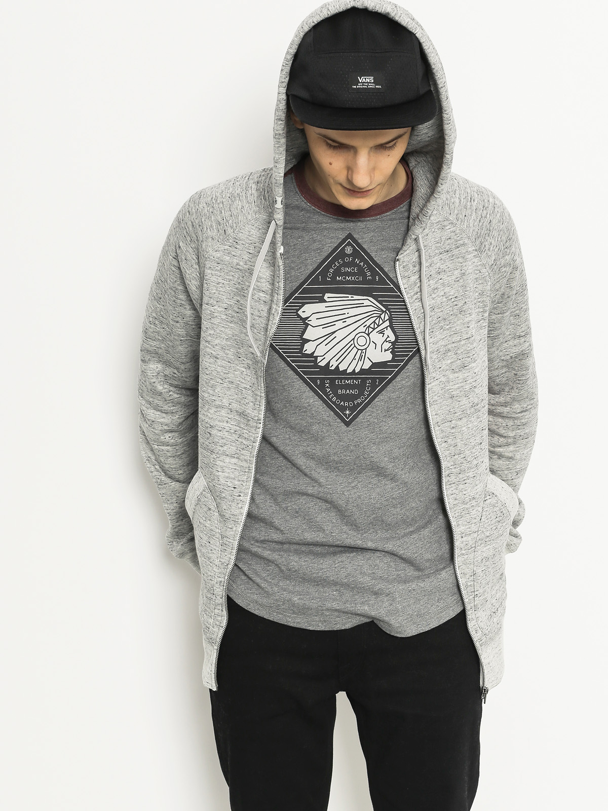 Element Hoody Meridian ZHD (grey heather)