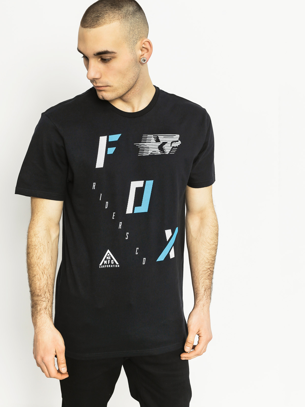 Fox T-Shirt Warp Zone (black)