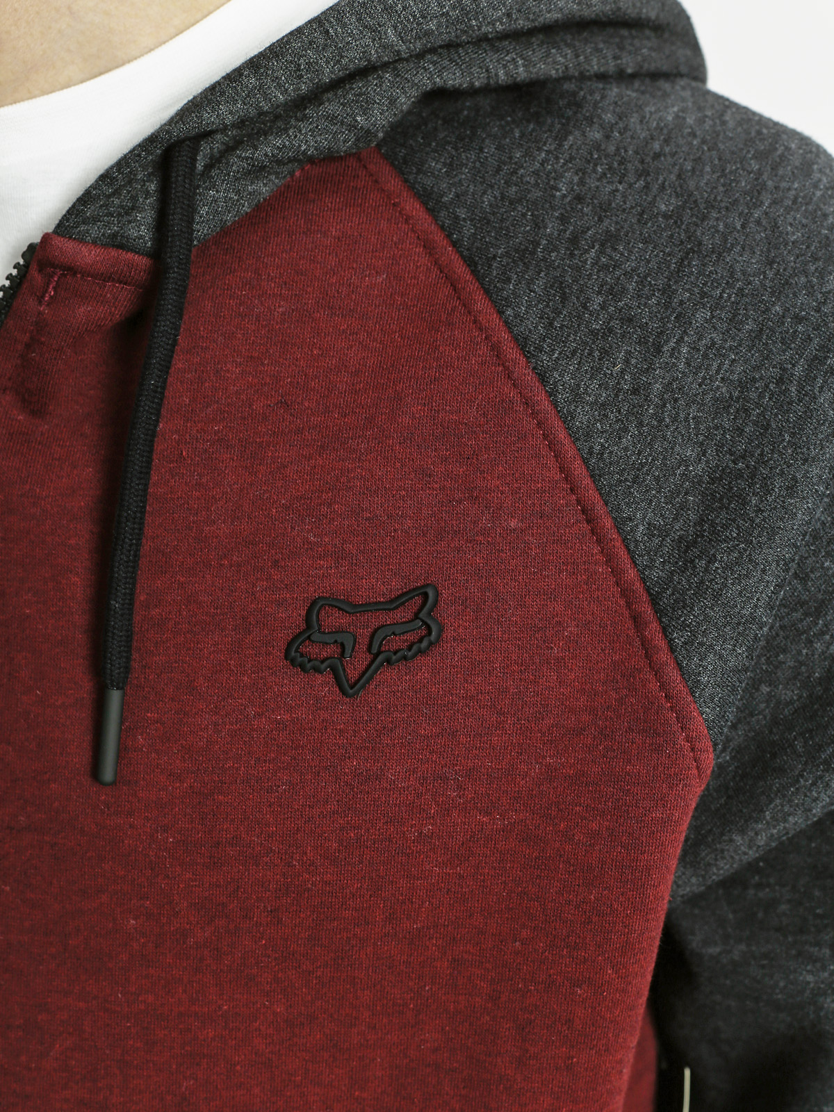 Fox Hoodie Legacy ZHD (heather burgundy)