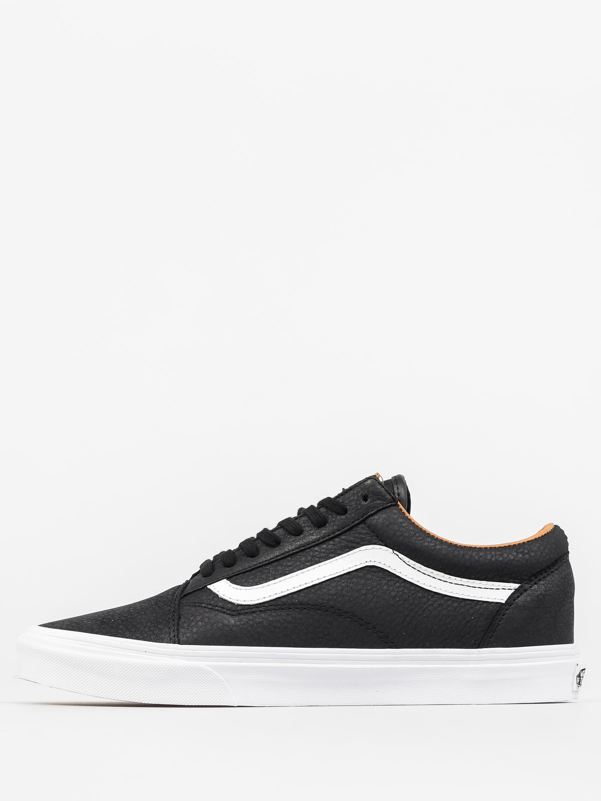 Vans old skool premium leather true white sale