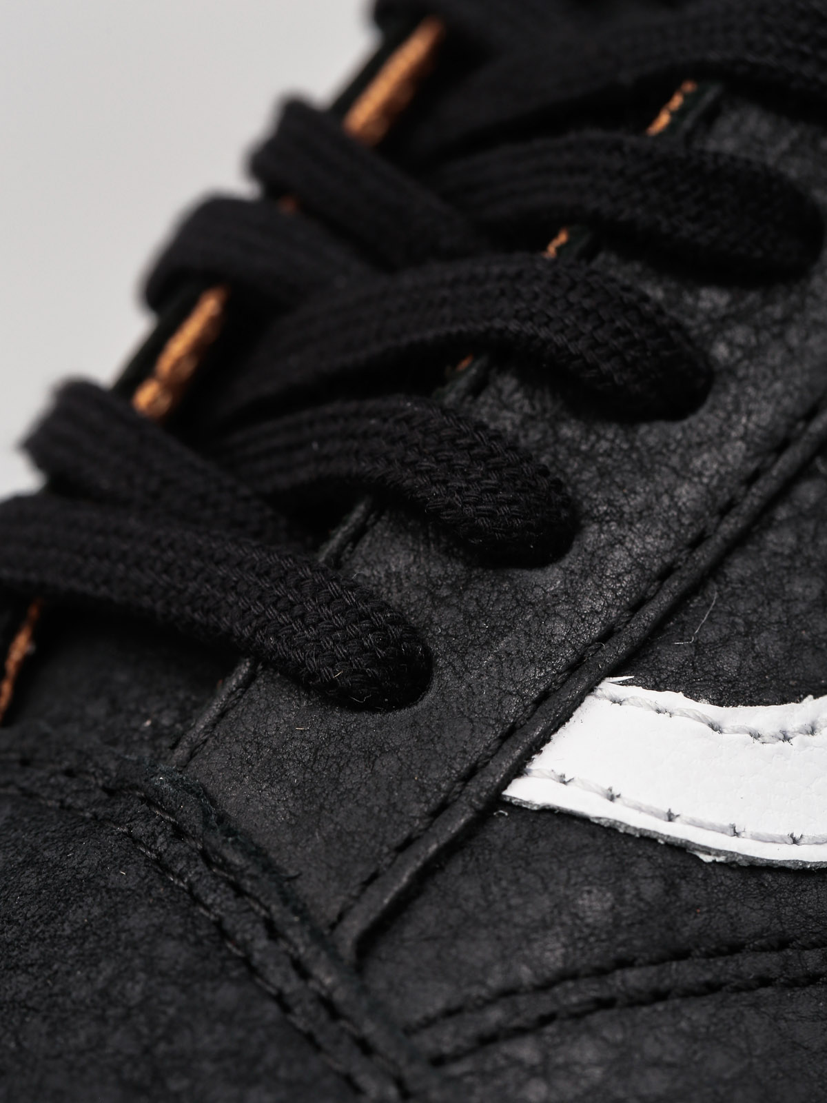 Vans Schuhe Old Skool (premium leather/black/true white)