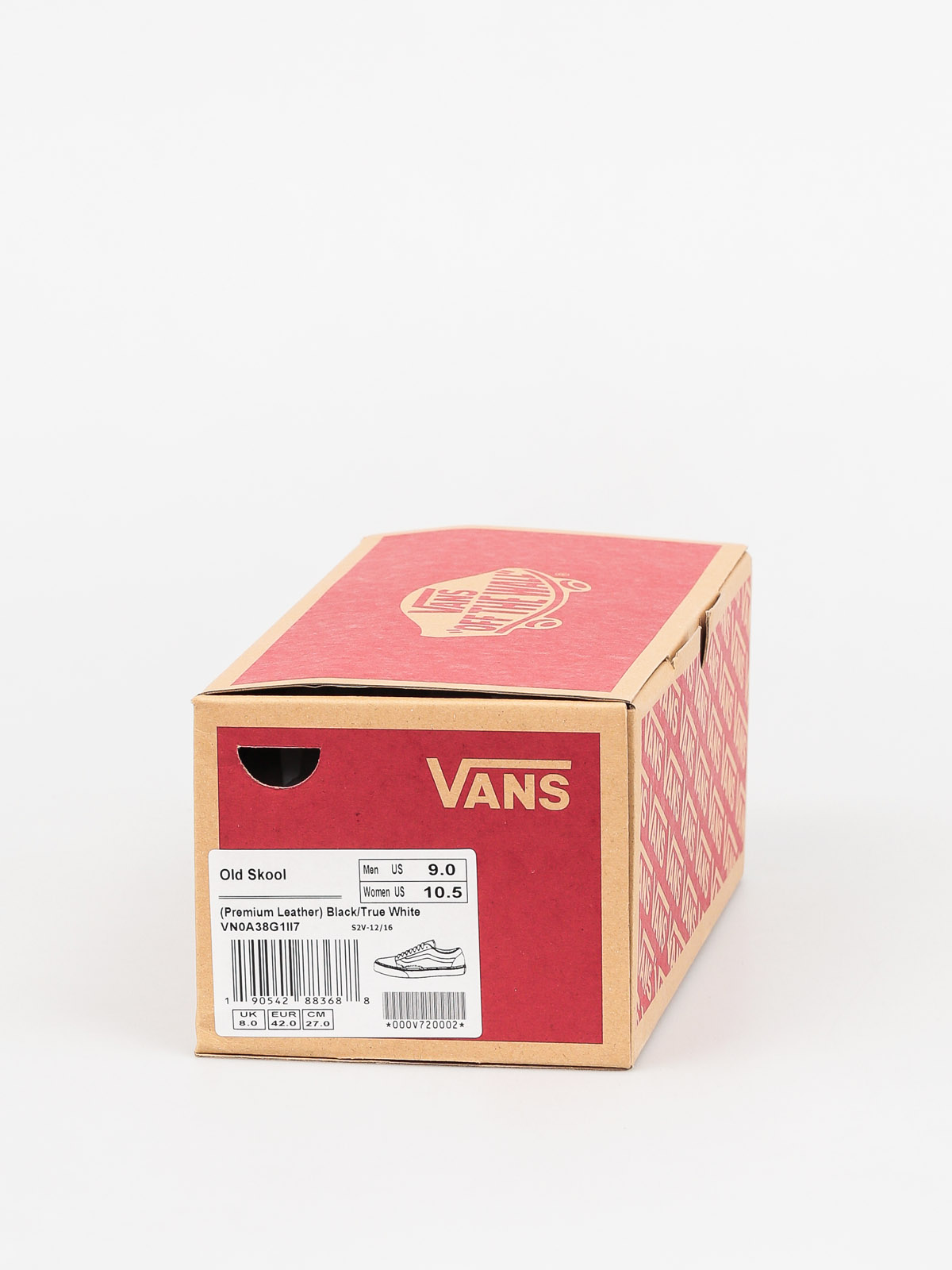 Vans Schuhe Old Skool (premium leather/black/true white)