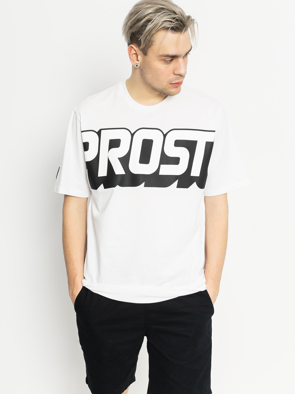 Prosto T-Shirt Concrete (white)