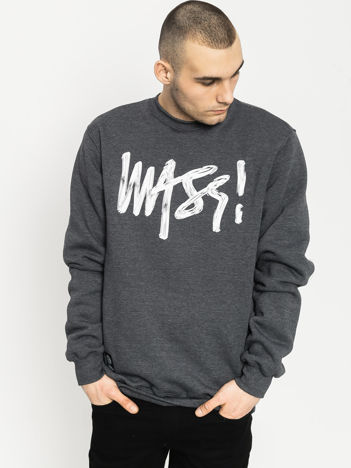 MassDnm Sweatshirt Signature Handmade (charcoal)