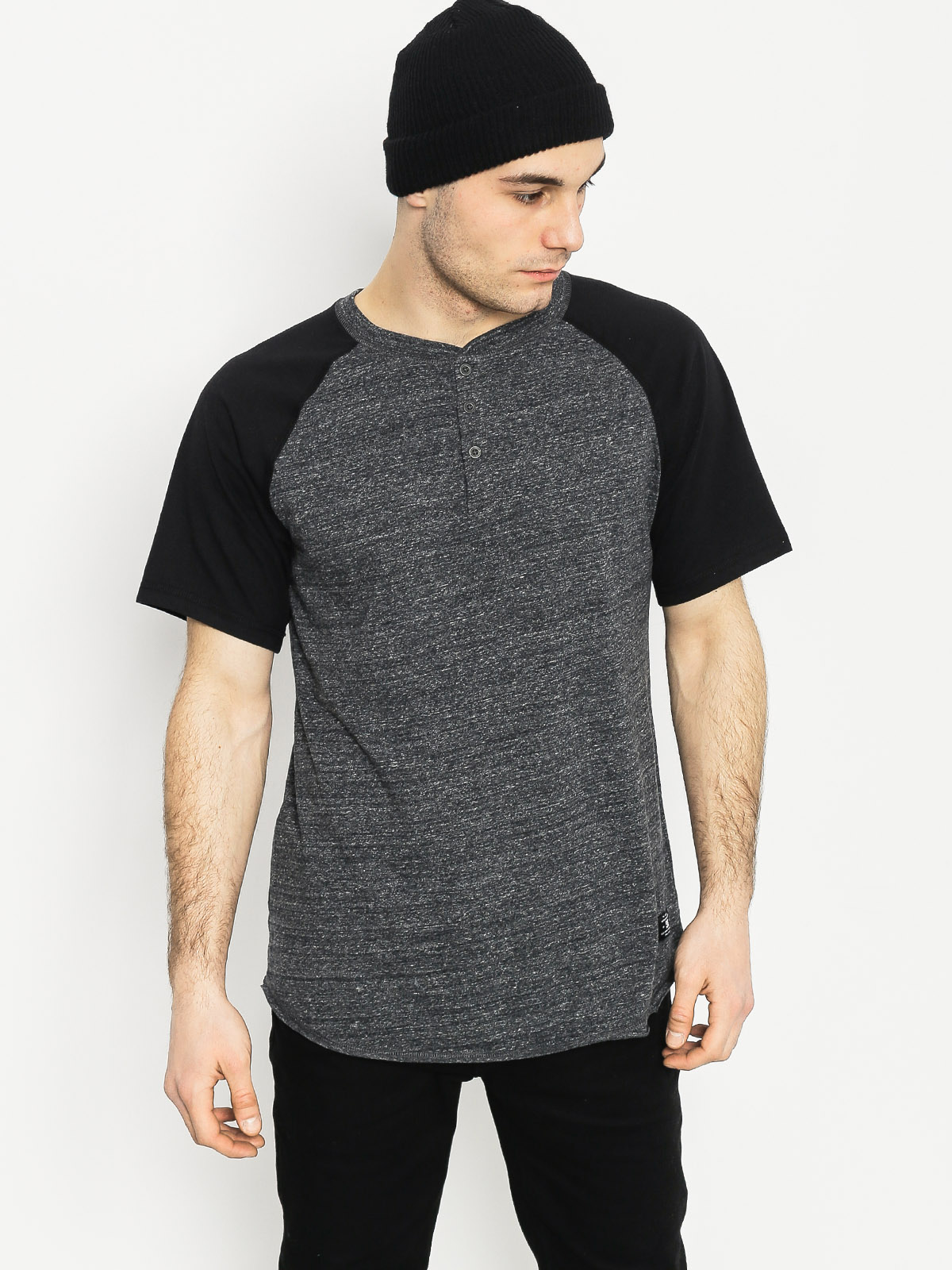 DC T-shirt Enderlin Henley (charcoal heather)