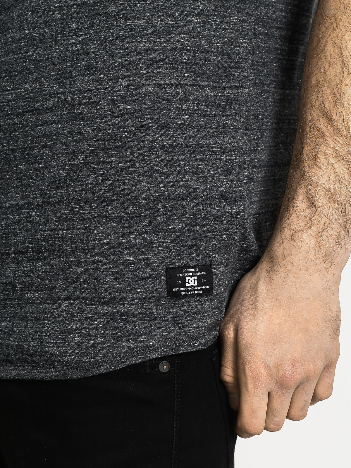 DC T-shirt Enderlin Henley (charcoal heather)