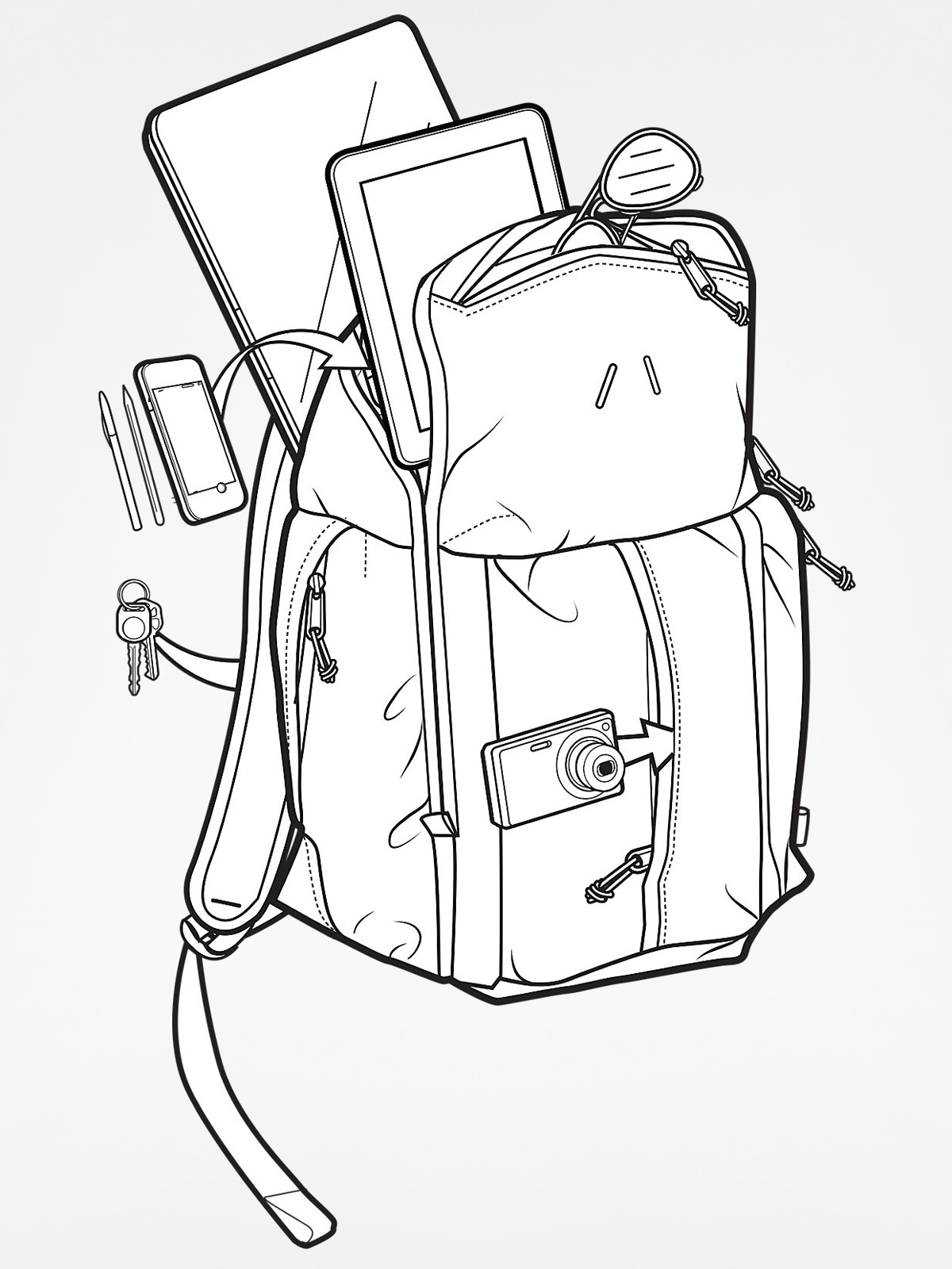 Burton Backpack Cadet (ascent orange)