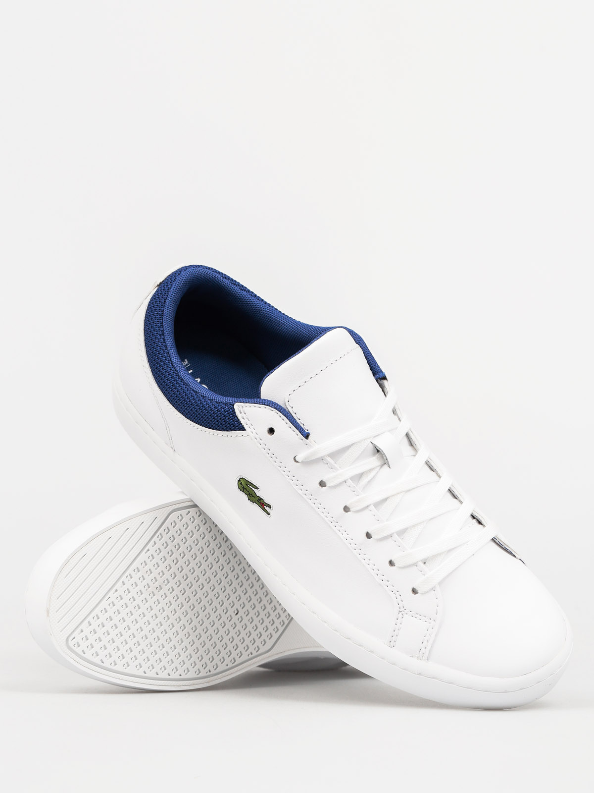 Lacoste Shoes Straightset Sp 117 2 (cam white/dark blue/leather/textile)