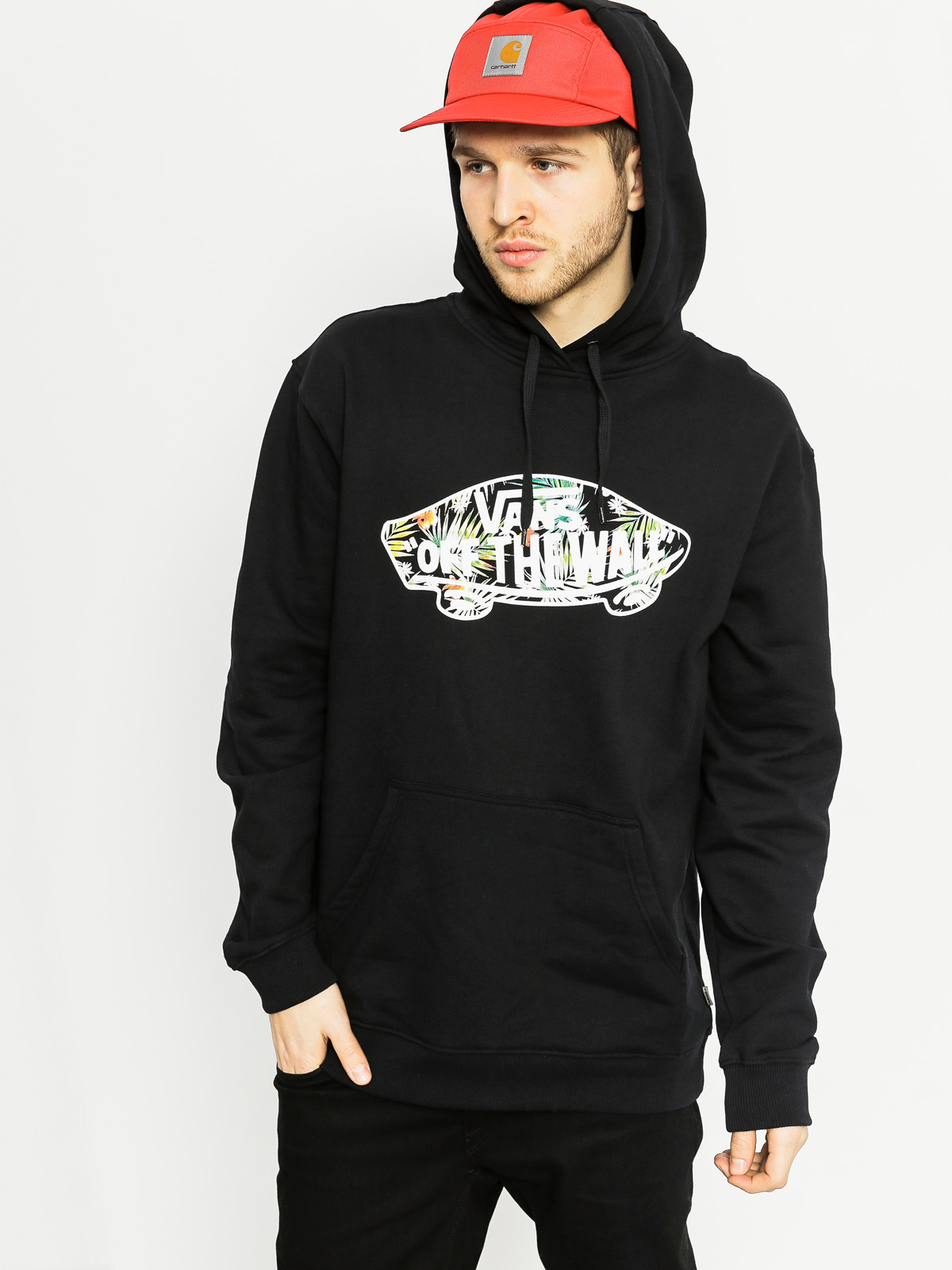 Vans Hoodie Off The Wall HD (black/black decay palm)
