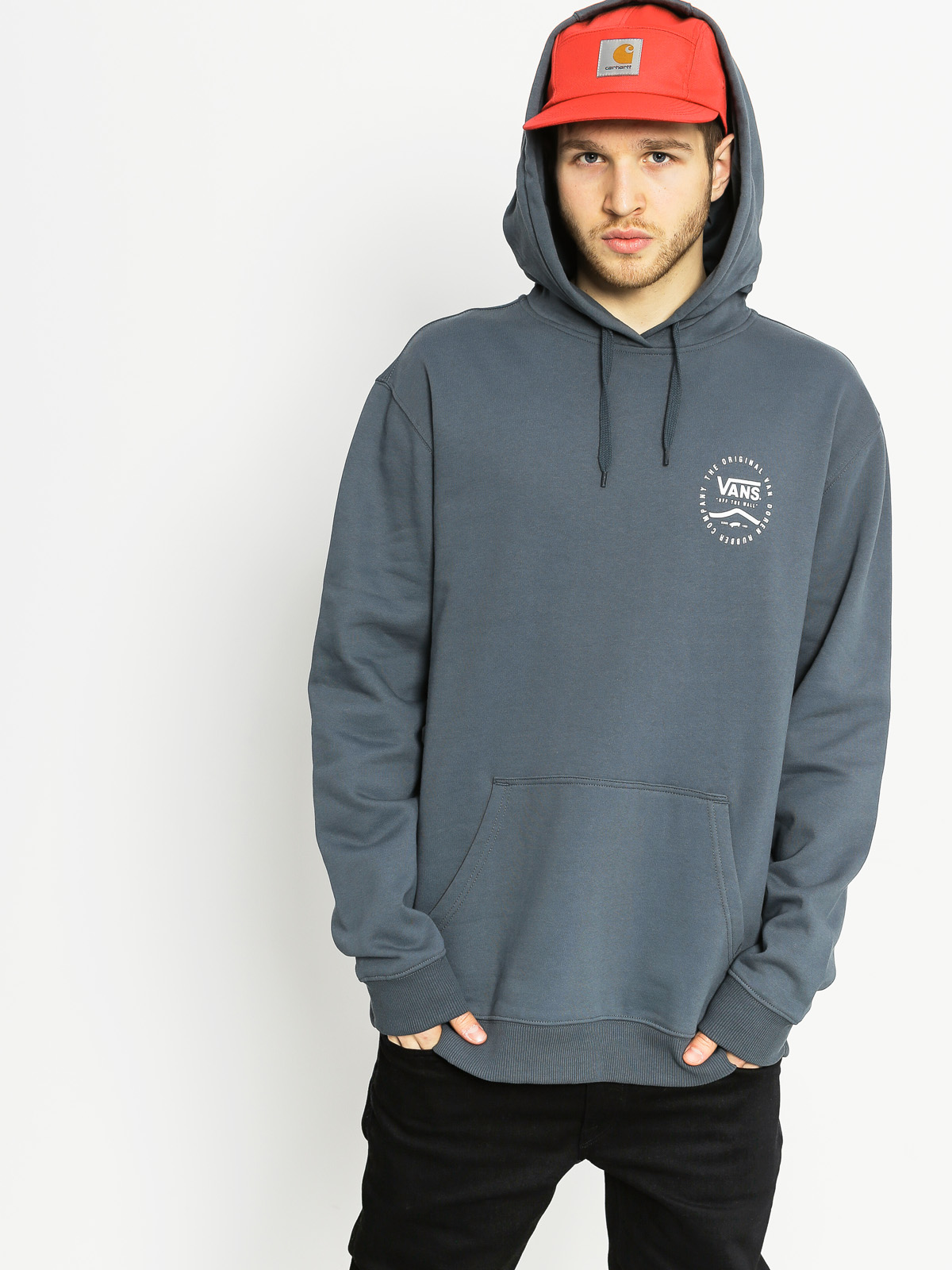 dark grey vans hoodie