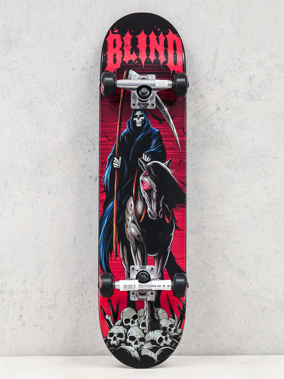 Blind Skateboard Dark Horse (red/black)