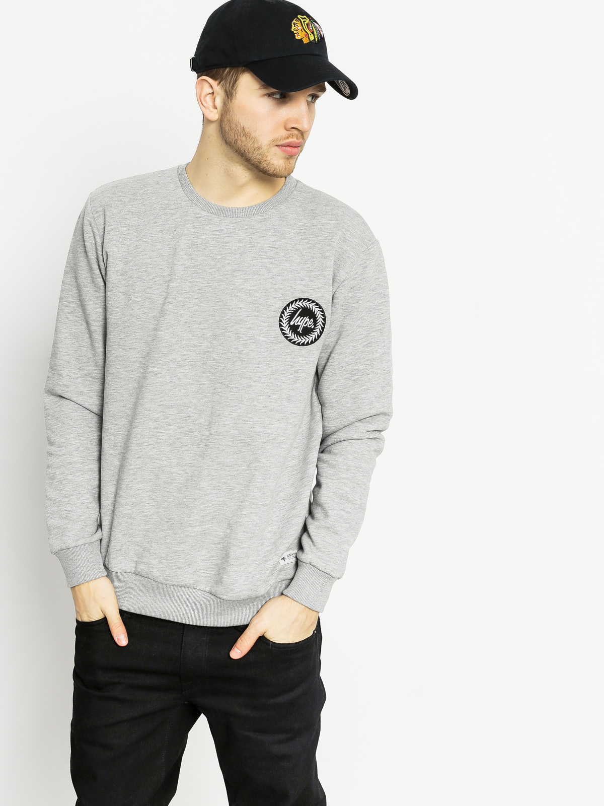 Hype Sweatshirt Crest (grey)