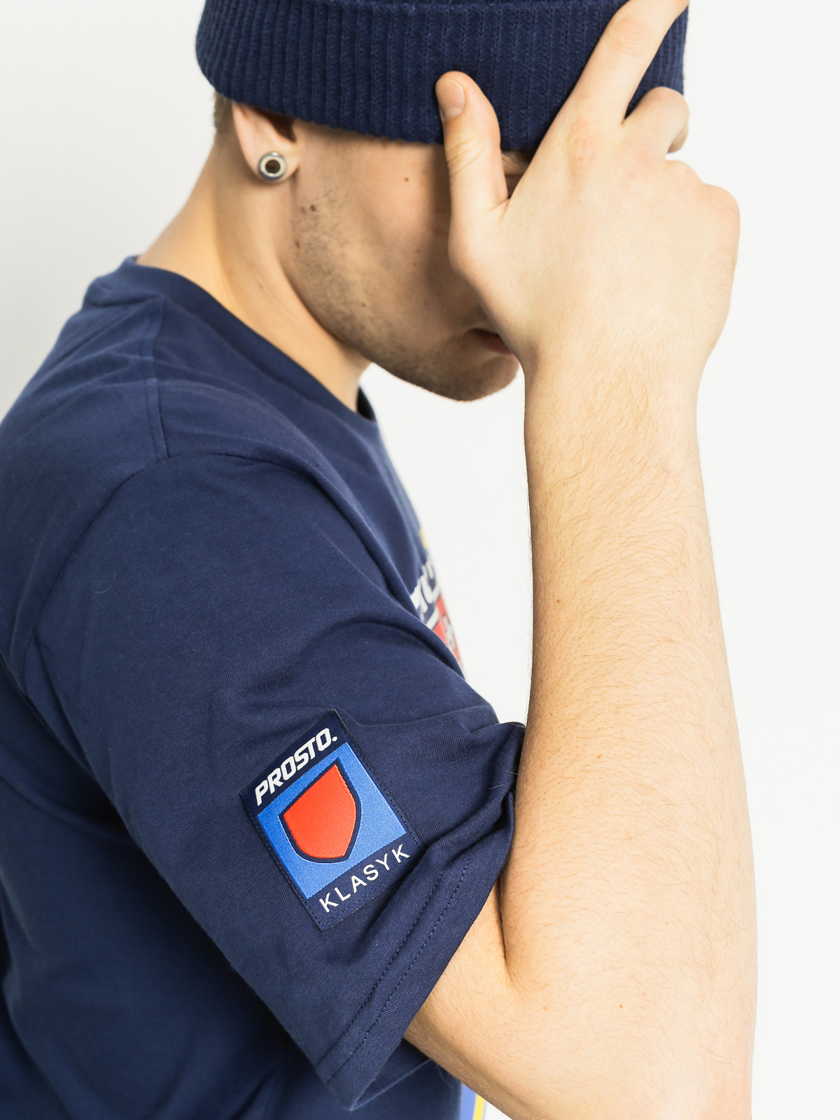 Prosto T-Shirt Cubic (navy)