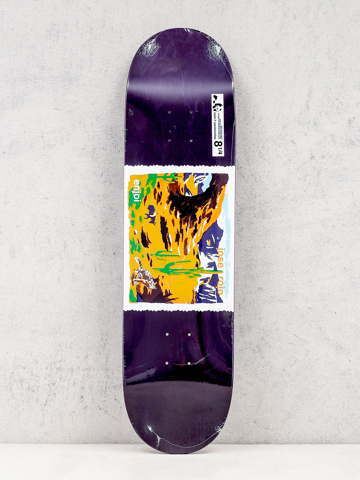 Enjoi Deck Dog Pooper Wild West R7 (dark purple)