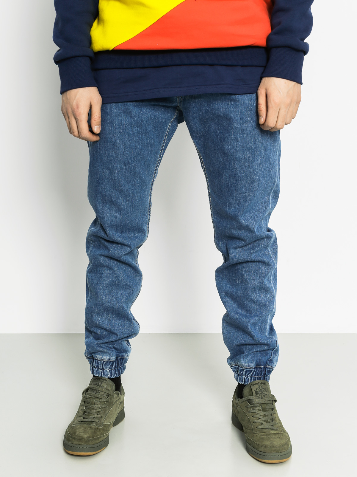MassDnm Pants Signature Denim Jogger Sneaker Fit (light blue)