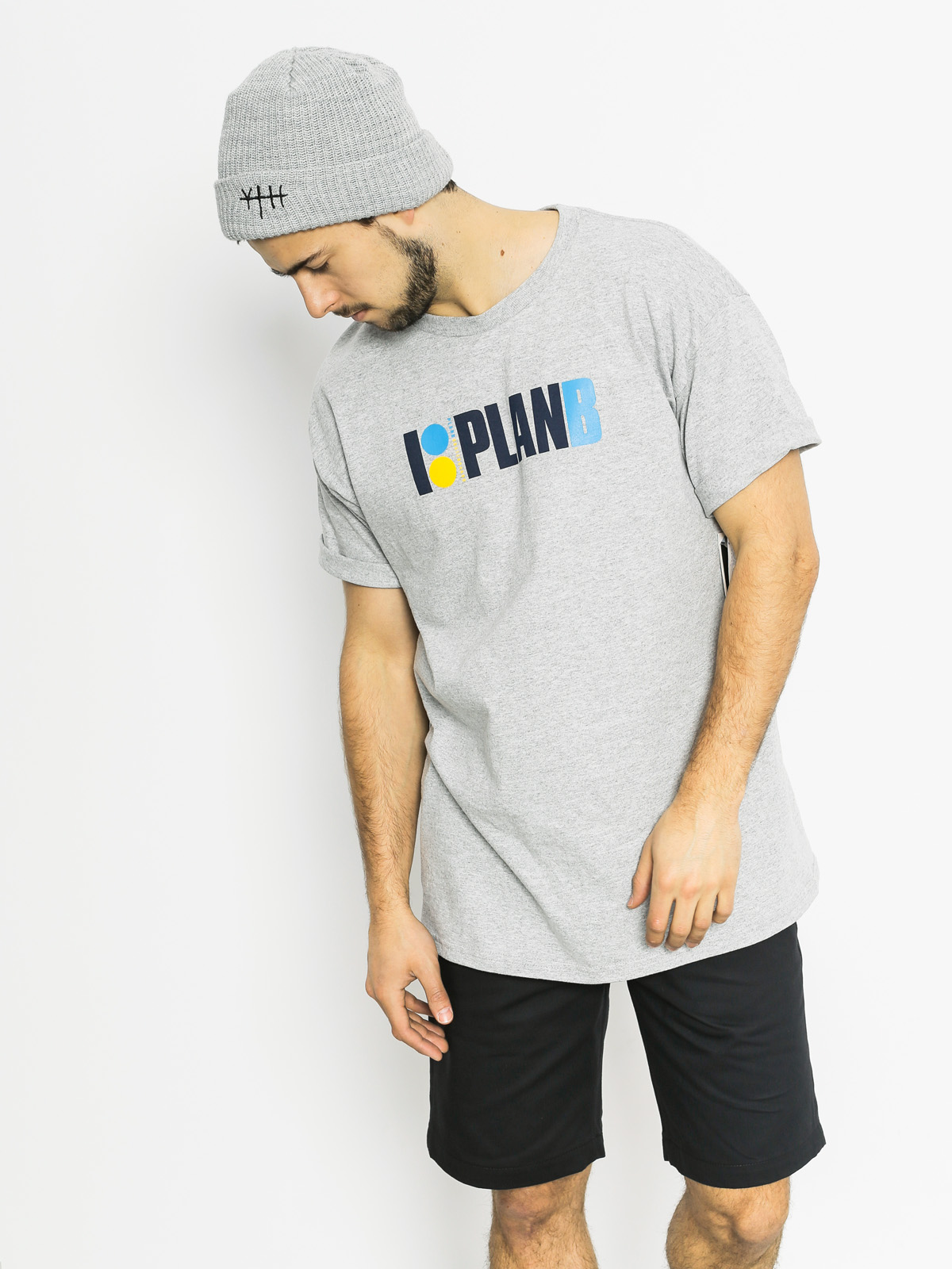 Plan B T-shirt Og Logo (grey heather)