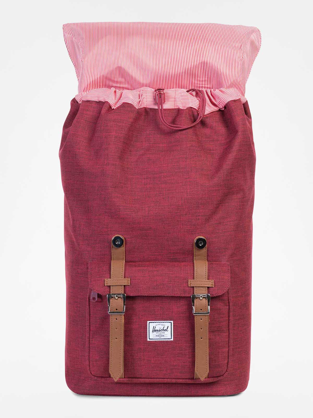 Herschel Supply Co. Rucksack Little America (winetasting crosshatch/tan 25l)