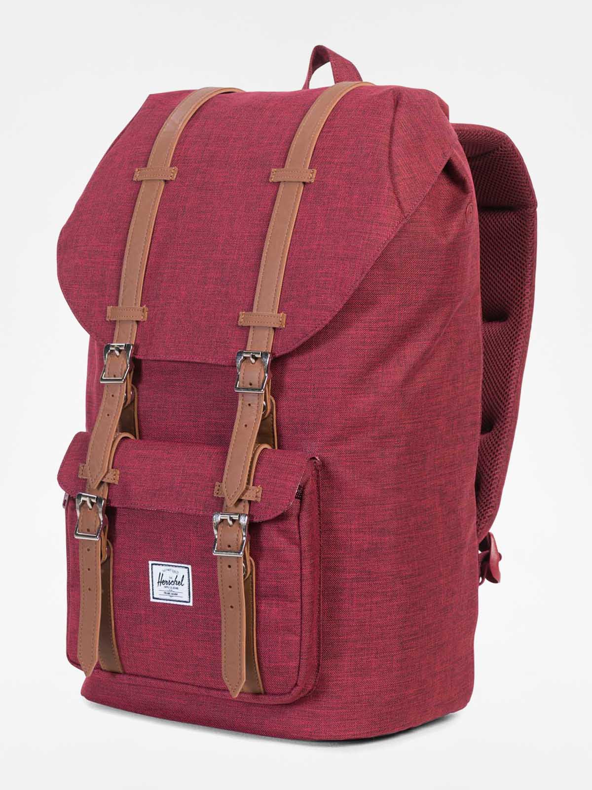 Herschel Supply Co. Rucksack Little America (winetasting crosshatch/tan 25l)