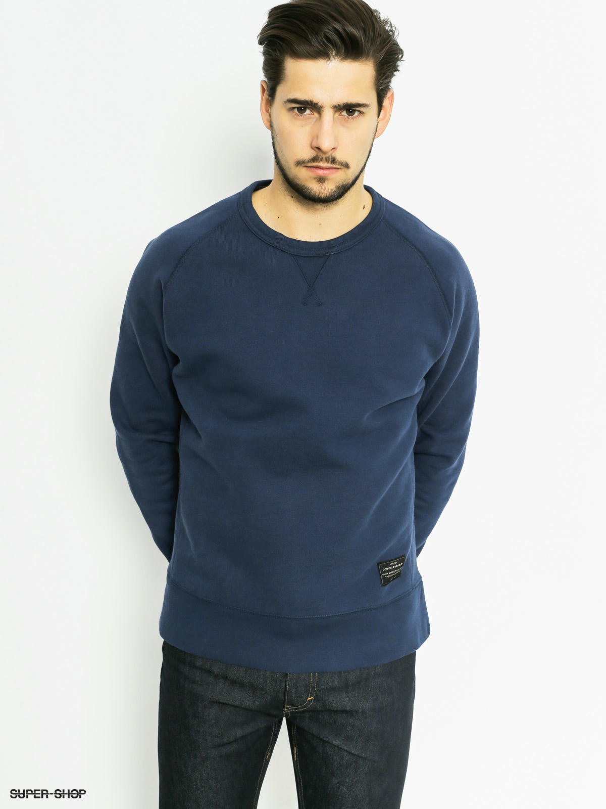 levis navy sweatshirt