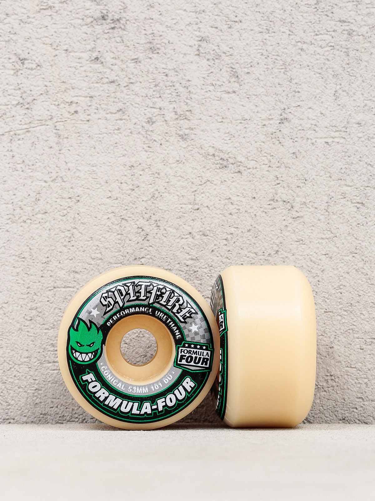 Spitfire Wheels Formula Four 101D Conical (green print)