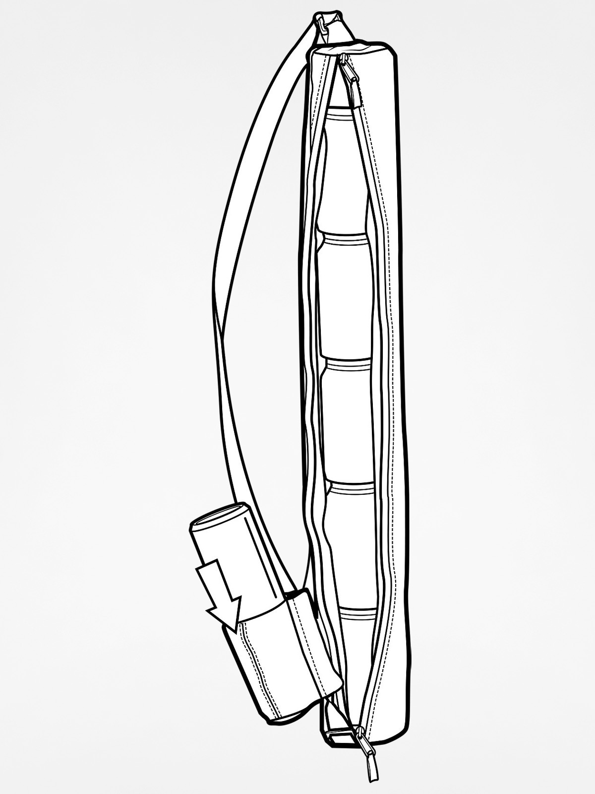 Burton Film Pokrowiec na napoje Beeracuda (totem print)