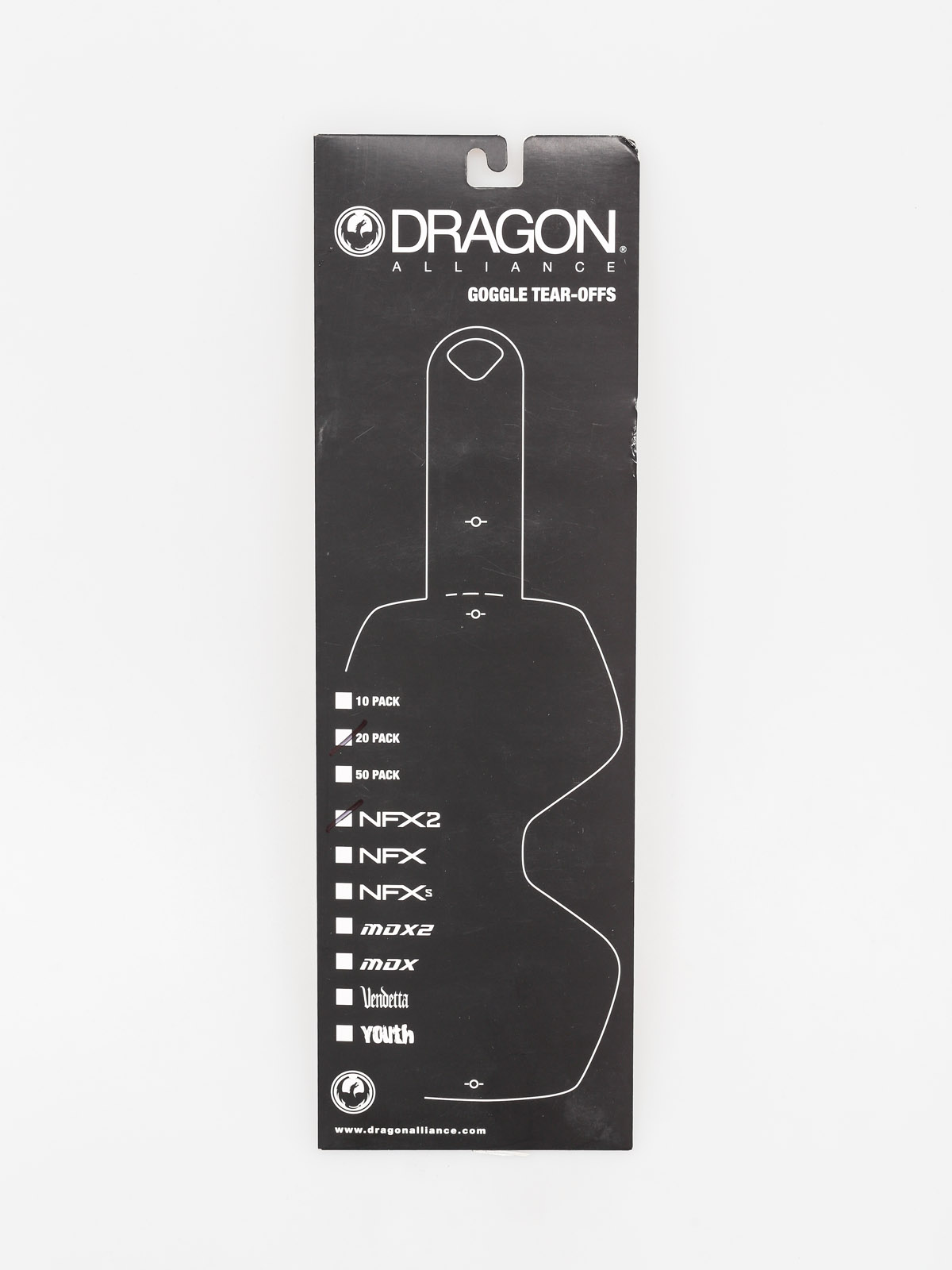 Dragon Tear-Off NFX2 (tear off 20 pack)