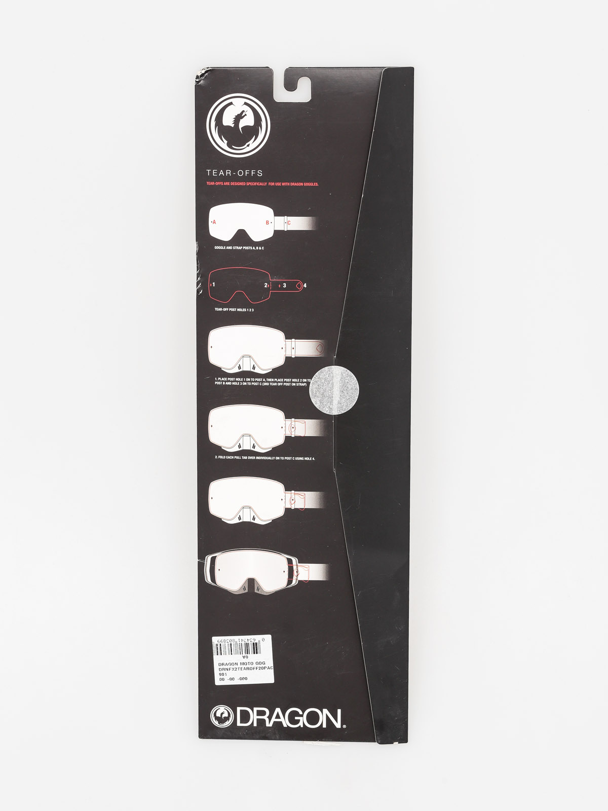 Dragon Spare lens NFX2 (tear off 20 pack)