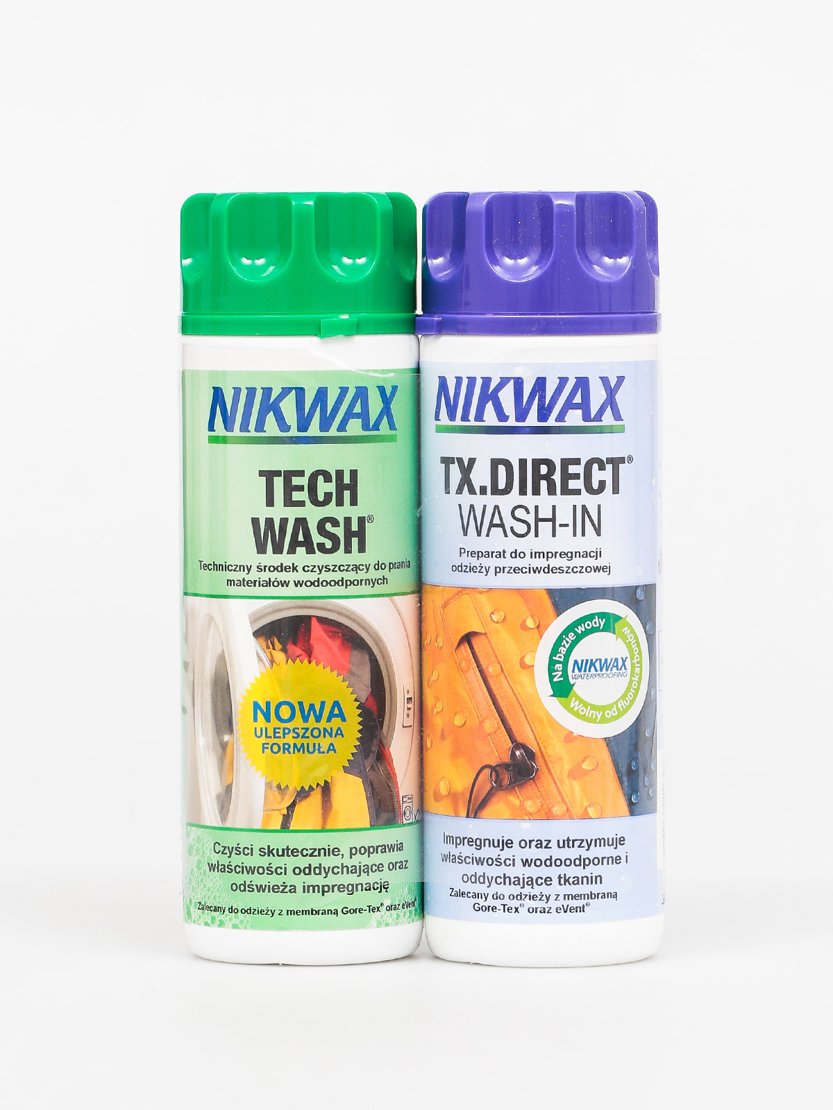 Nikwax Zestaw pielęgnacyjny Twin Tech Wash Tx Direct Wash In Film (2x300ml)