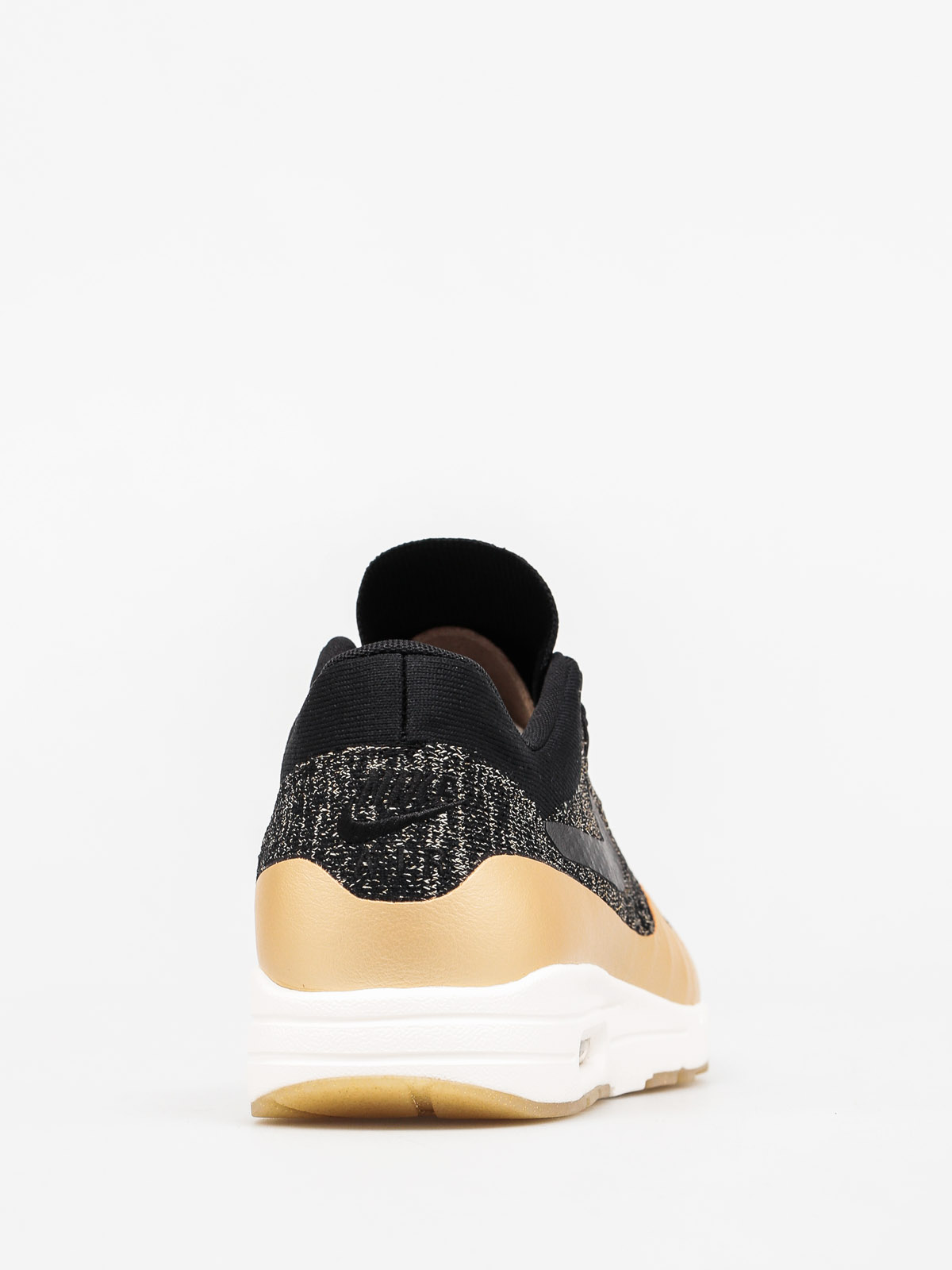 Nike Air Max 1 Ultra 2.0 Flyknit Metallic Shoes Wmn (black/black mtlc gold star)