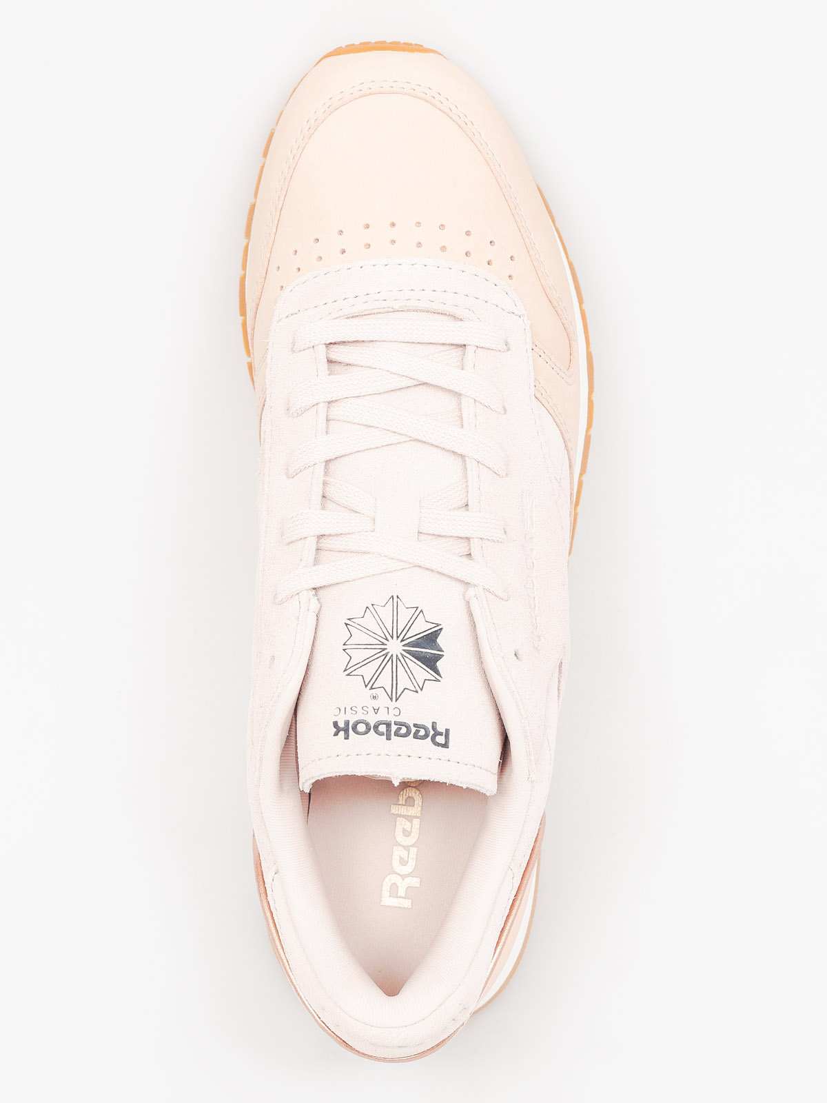 Reebok classic leather hot sale rose gold