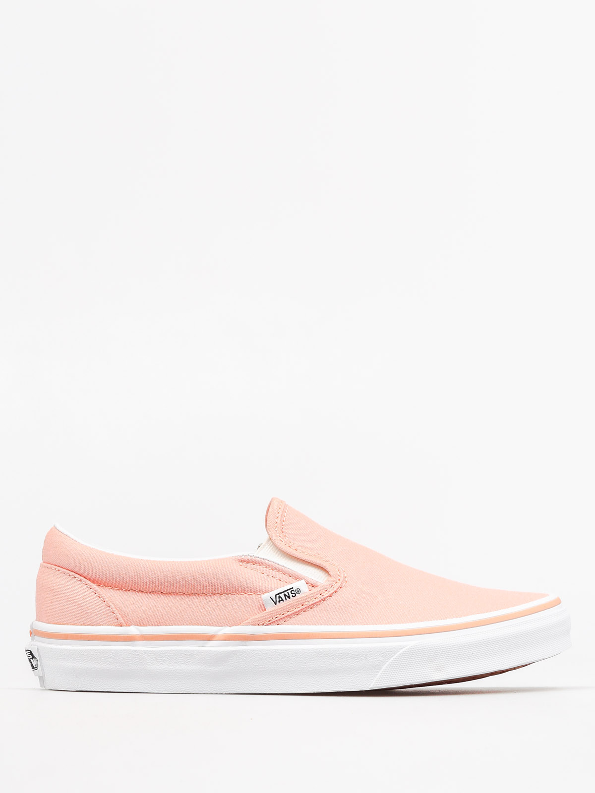 tropical peach vans slip ons