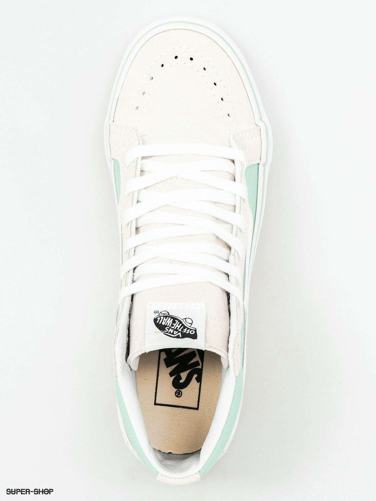 vans sk8 hi slim true white