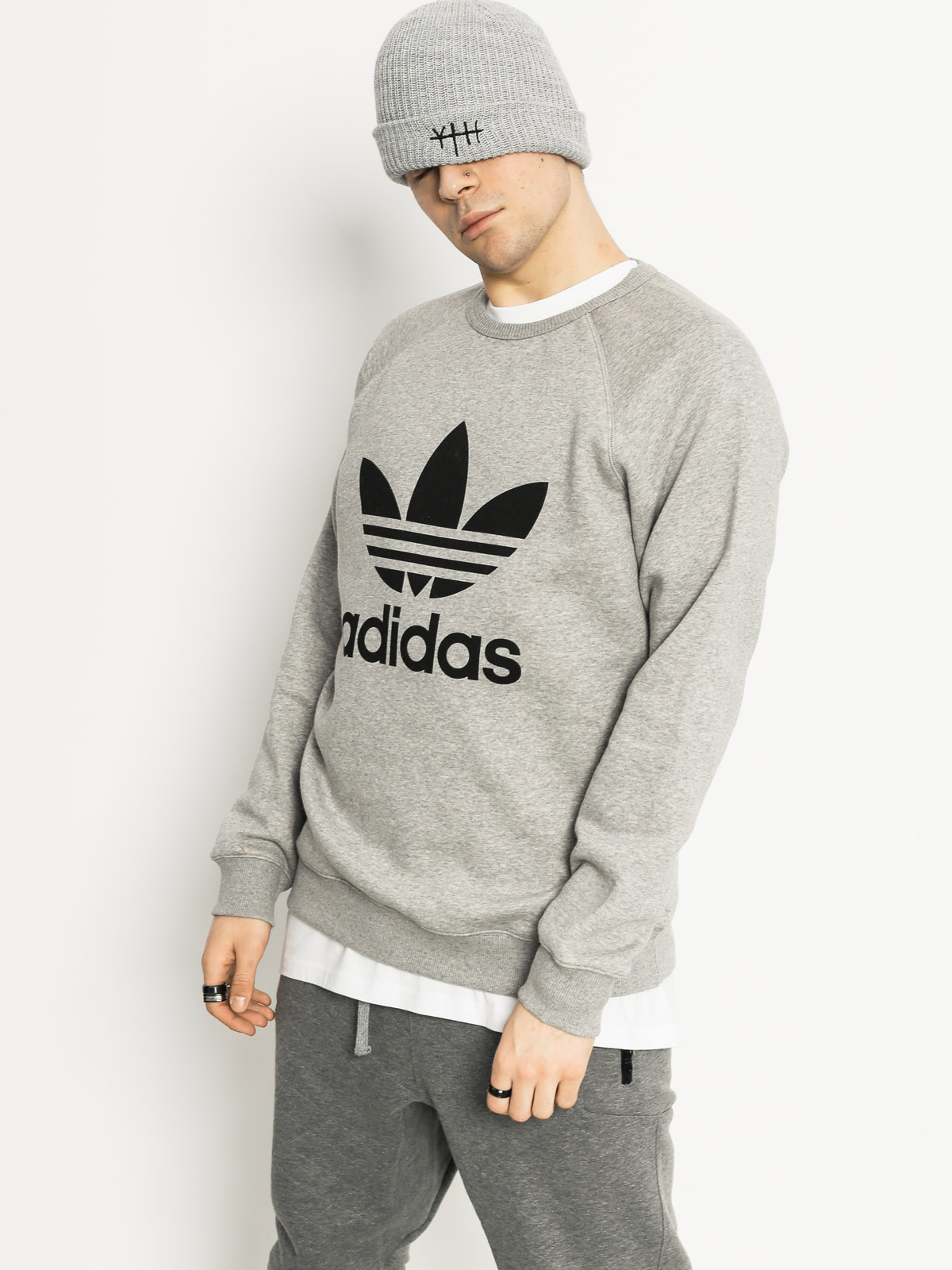 adidas no hood sweatshirt