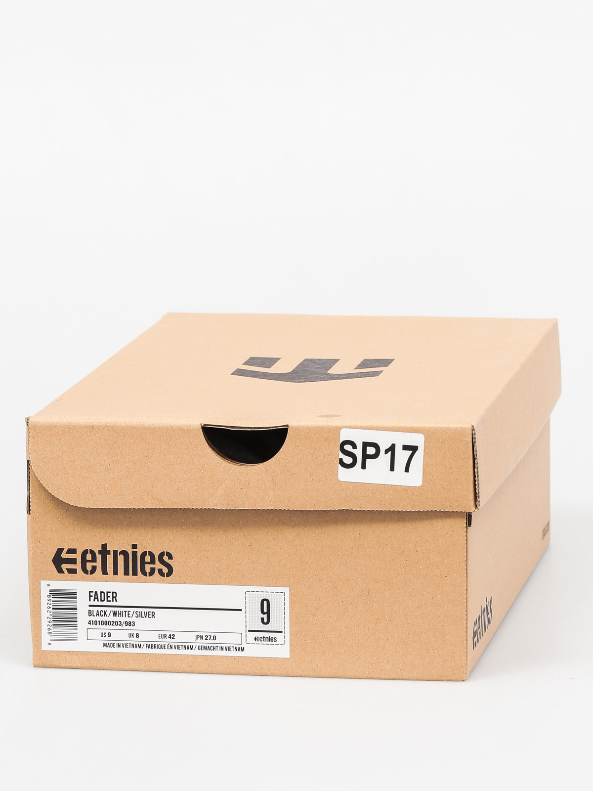 Etnies Shoes Fader (black/white/silver)