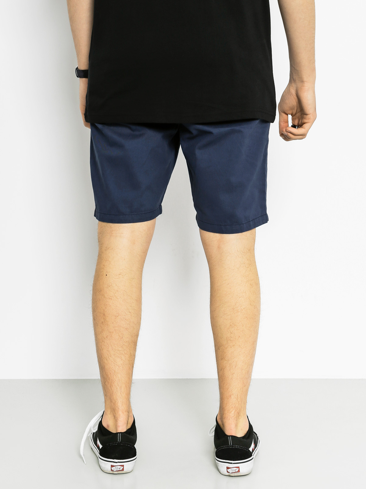vans shorts navy