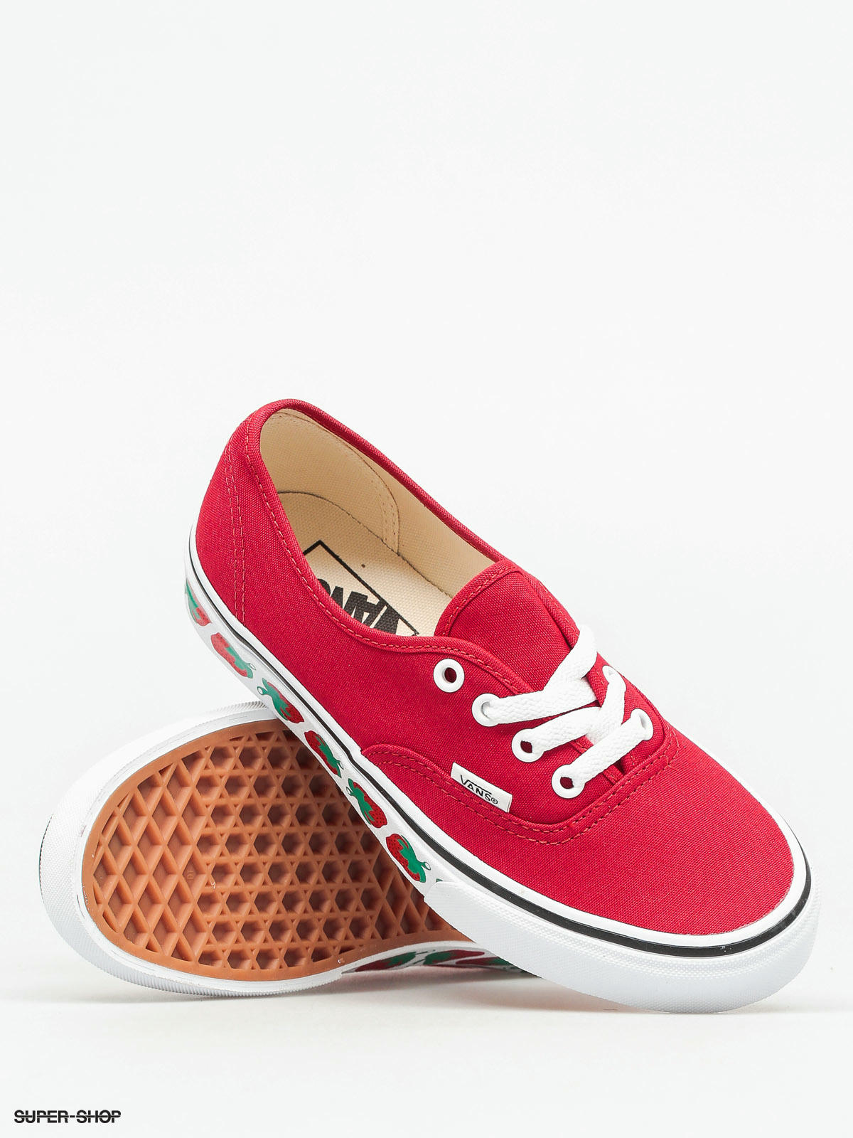 Vans red outlet black