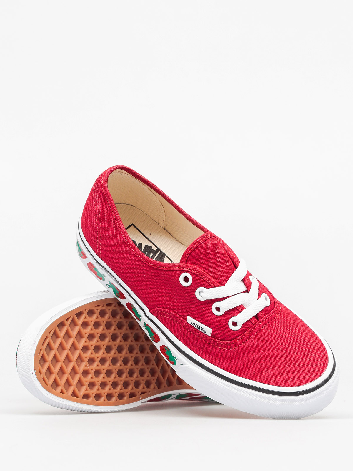 Vans Schuhe Authentic (strawberry tape/red/black)