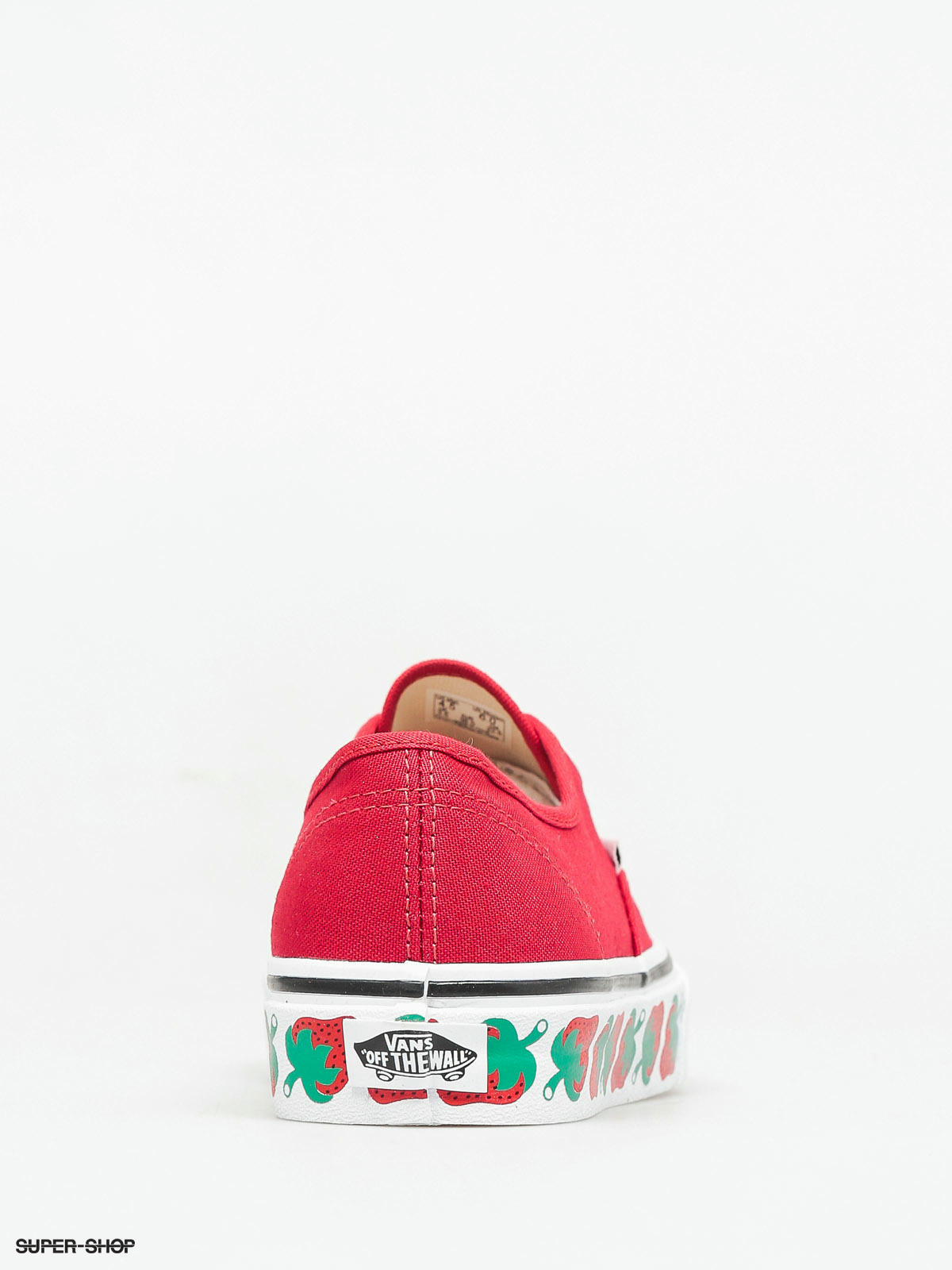 vans authentic strawberry tape green