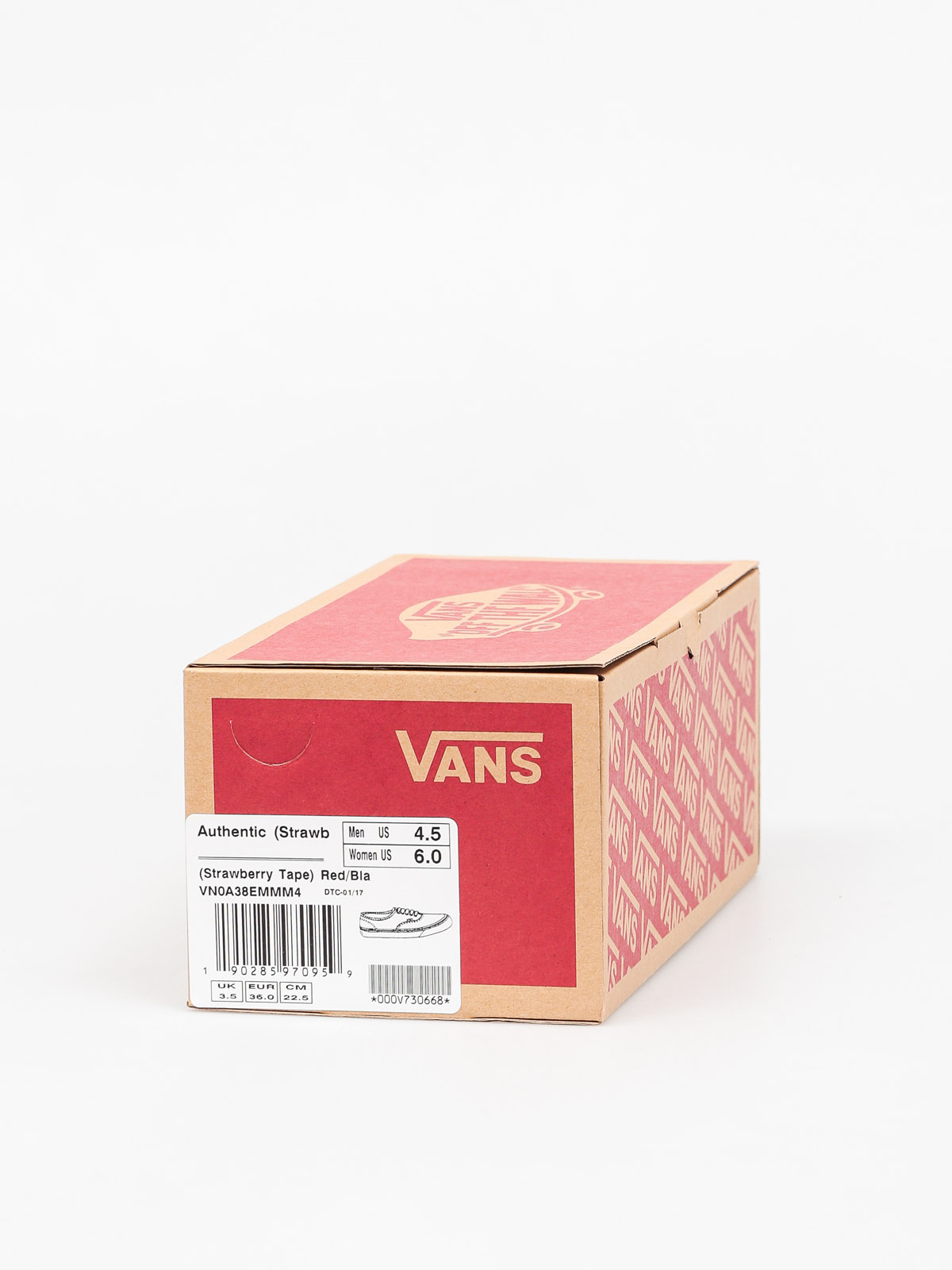 Vans Shoes Authentic (strawberry tape/red/black)