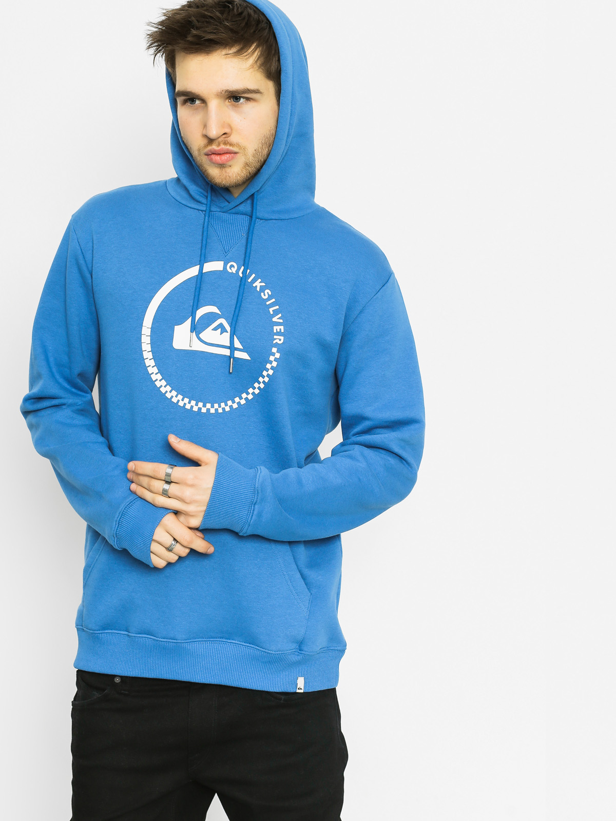 quiksilver blue hoodie