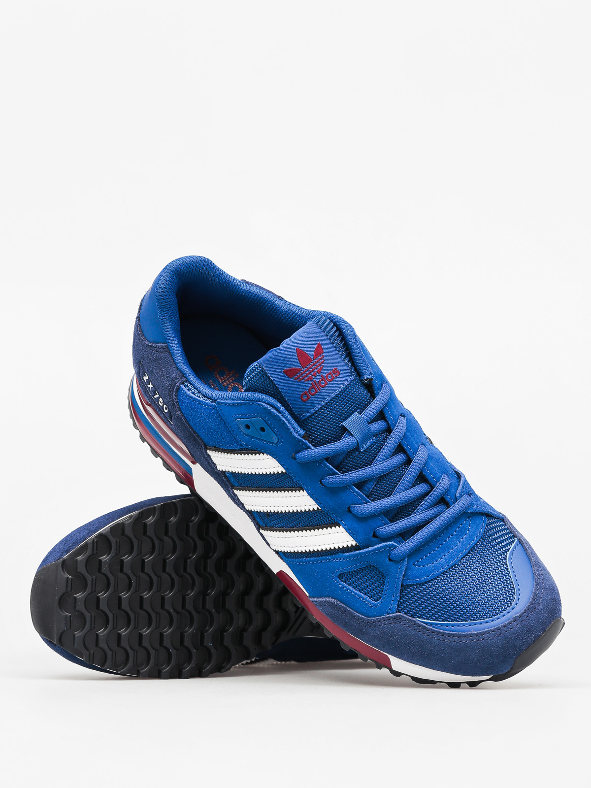 adidas Shoes Zx 750 blue (croyal/ftwwht/dkblue)