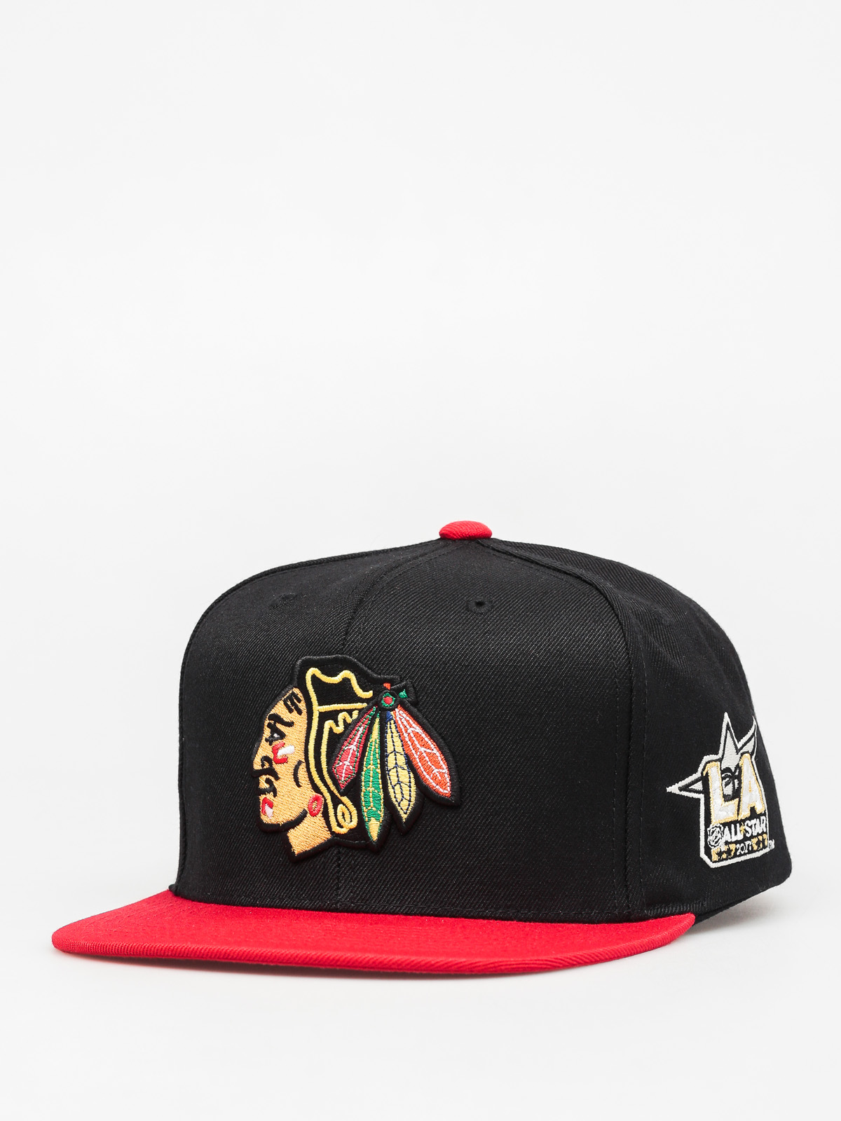 Mitchell & Ness Cap Chicago BlackHawks 17 ZD (black/red)
