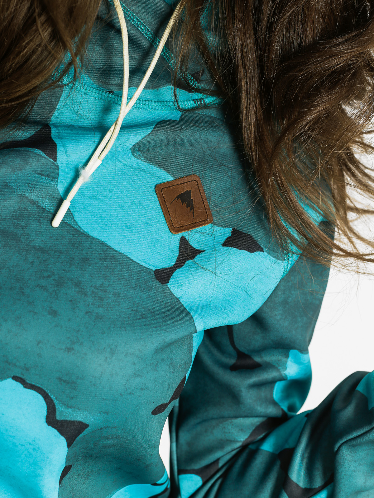 Womens Burton Active sweatshirt z kapturem Heron HD (everglade pond camo)