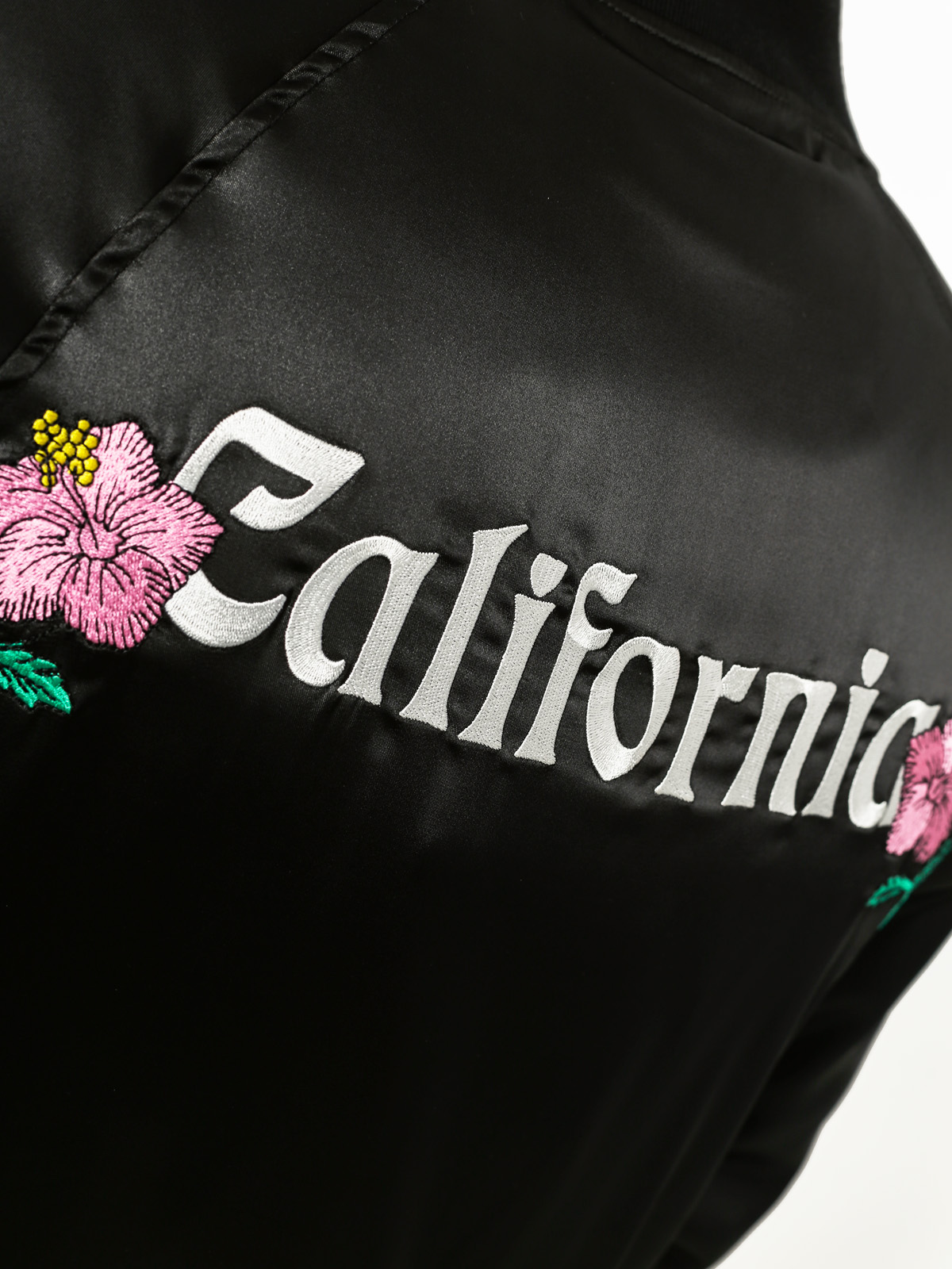Stussy Jacket California Satin (black)