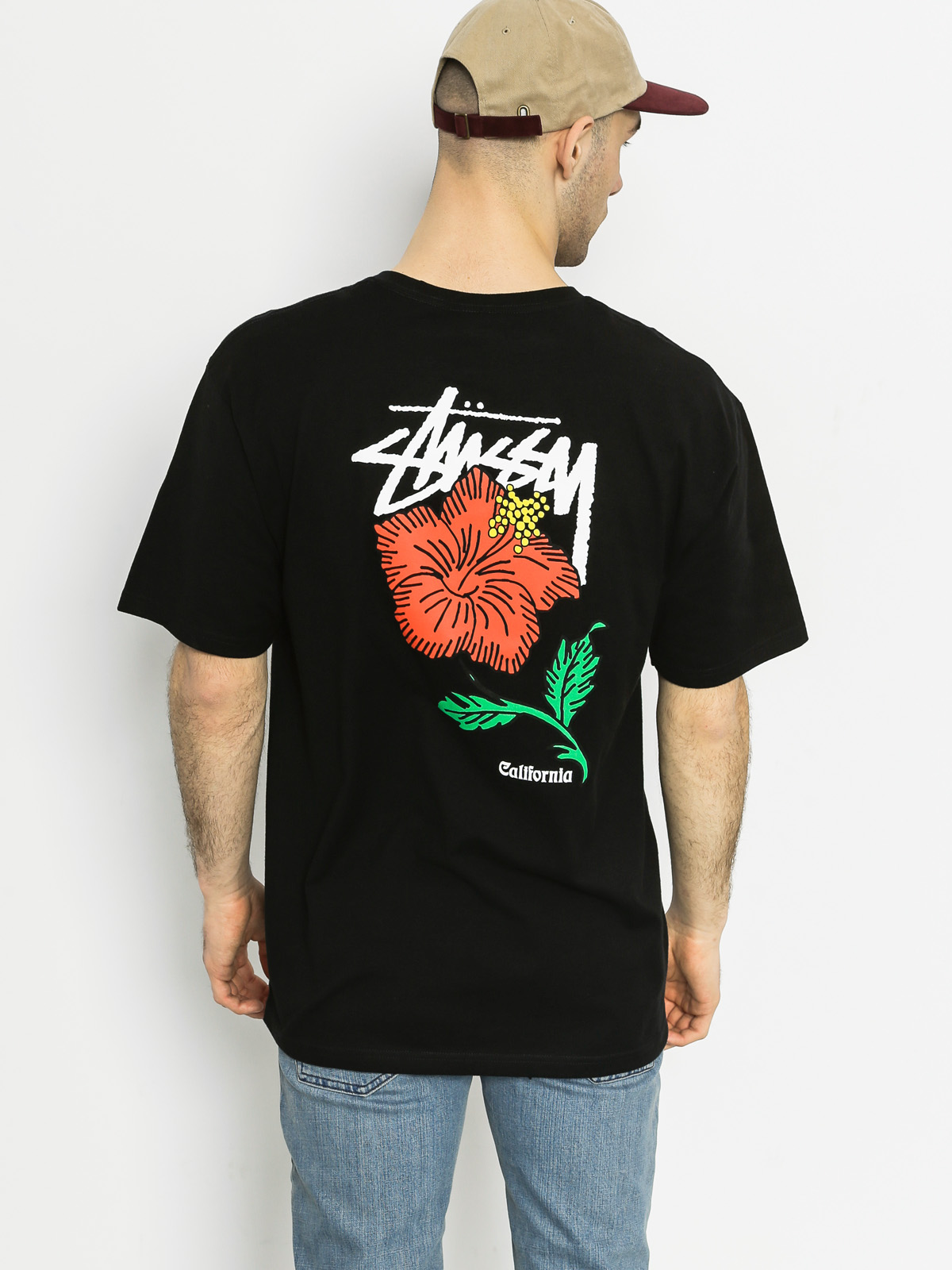 stussy rose tee