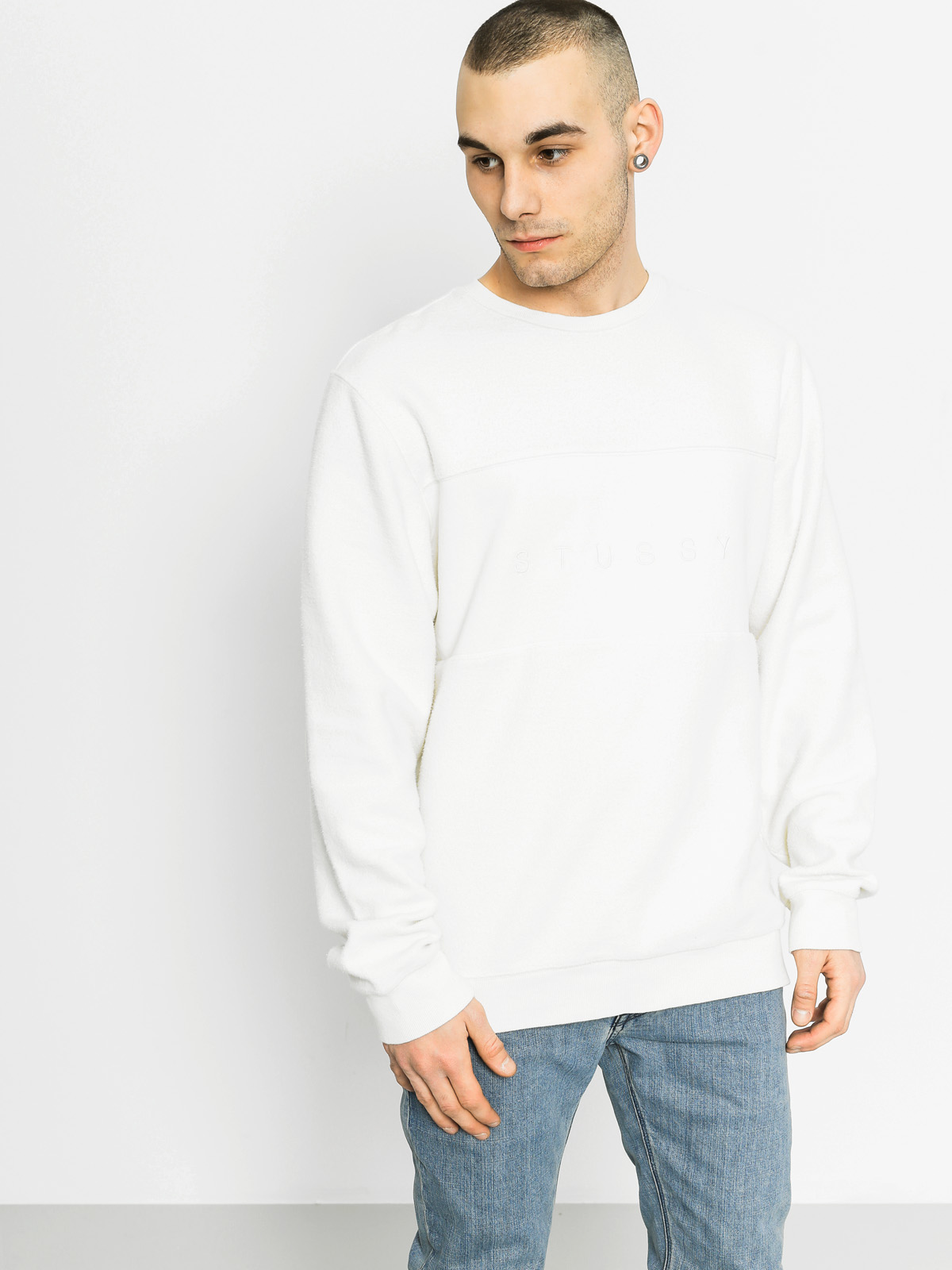 Stussy Sweatshirt Reverse (cream)