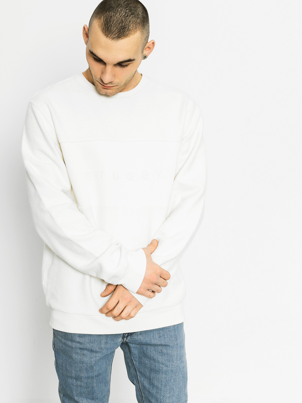 Stussy Sweatshirt Reverse (cream)