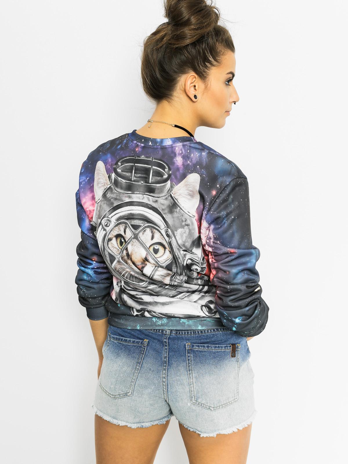 Mr. Gugu Sweatshirt Astronaut Cat Wmn (multi)